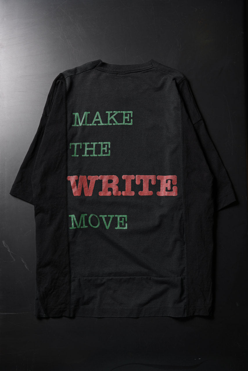 画像をギャラリービューアに読み込む, CHANGES VINTAGE REMAKE MULTI PANEL S/S TEE (BLACK #G)