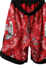画像をギャラリービューアに読み込む, MASSIMO SABBADIN BASKET BALL SHORTS wt. MS BANDANA (sban 3)