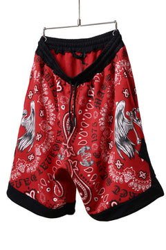 画像をギャラリービューアに読み込む, MASSIMO SABBADIN BASKET BALL SHORTS wt. MS BANDANA (sban 3)