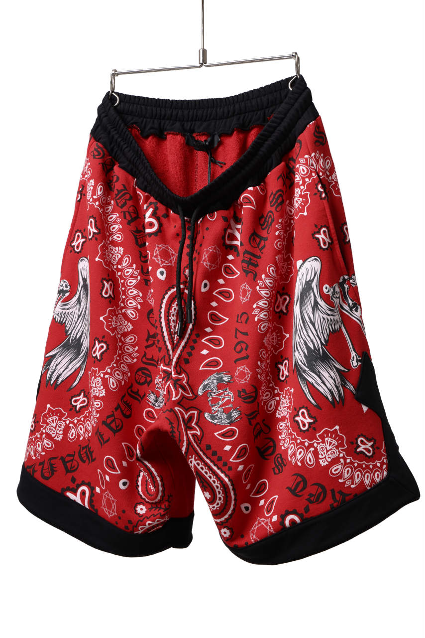 画像をギャラリービューアに読み込む, MASSIMO SABBADIN BASKET BALL SHORTS wt. MS BANDANA (sban 3)