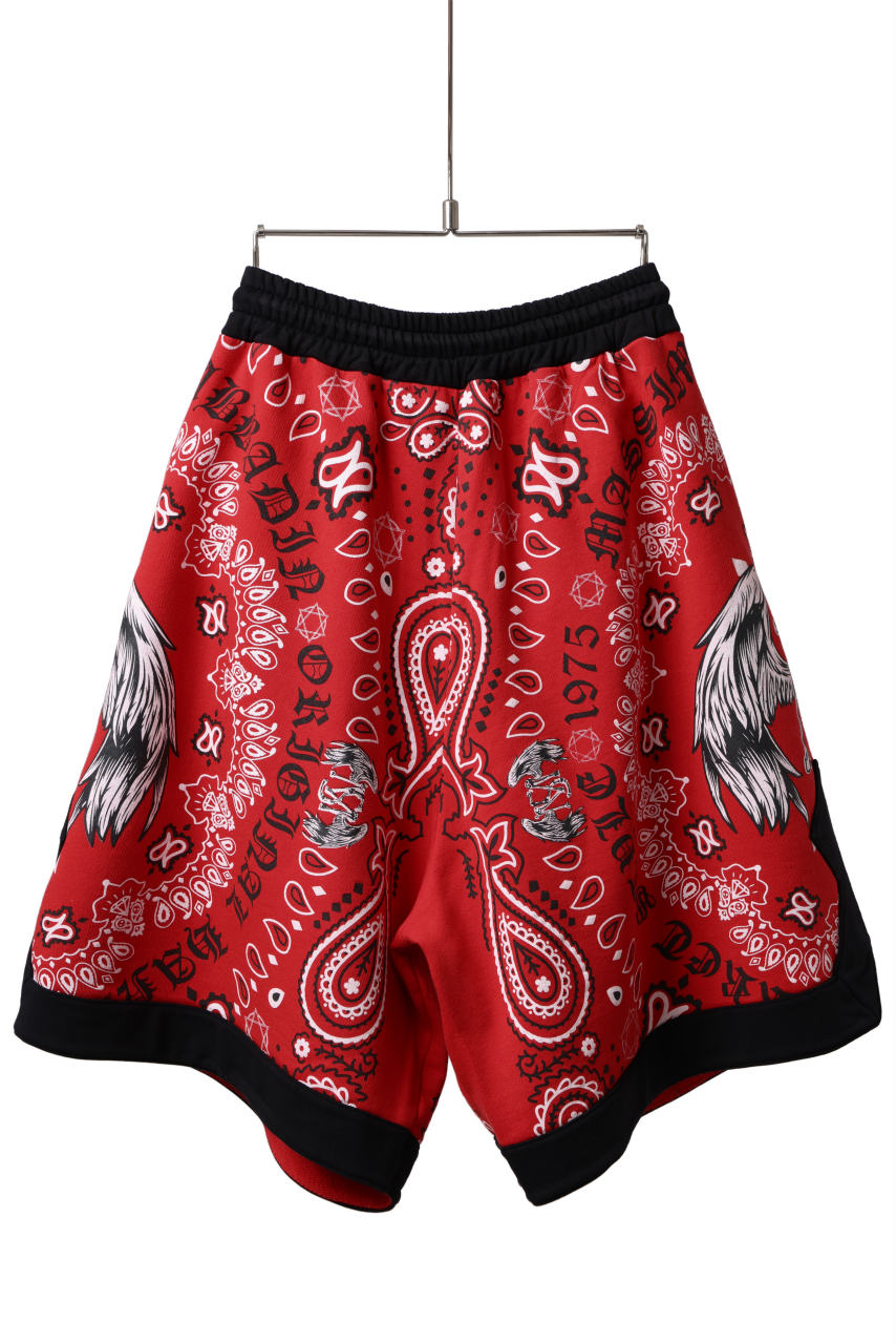 画像をギャラリービューアに読み込む, MASSIMO SABBADIN BASKET BALL SHORTS wt. MS BANDANA (sban 3)