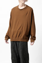 Load image into Gallery viewer, CAPERTICA MN-SWEAT TOP / SUPER 140s WASHABLE WOOL (CAMEL)