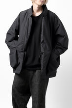 画像をギャラリービューアに読み込む, COLINA TUCK SWEAT TOP / SUPER 140s WASHABLE WOOL (BLACK)