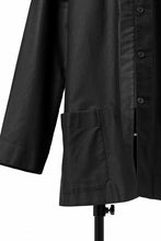 画像をギャラリービューアに読み込む, Y's CHINA SHIRT / COTTON TWILL (BLACK)