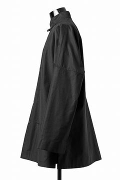 画像をギャラリービューアに読み込む, Y's CHINA SHIRT / COTTON TWILL (BLACK)