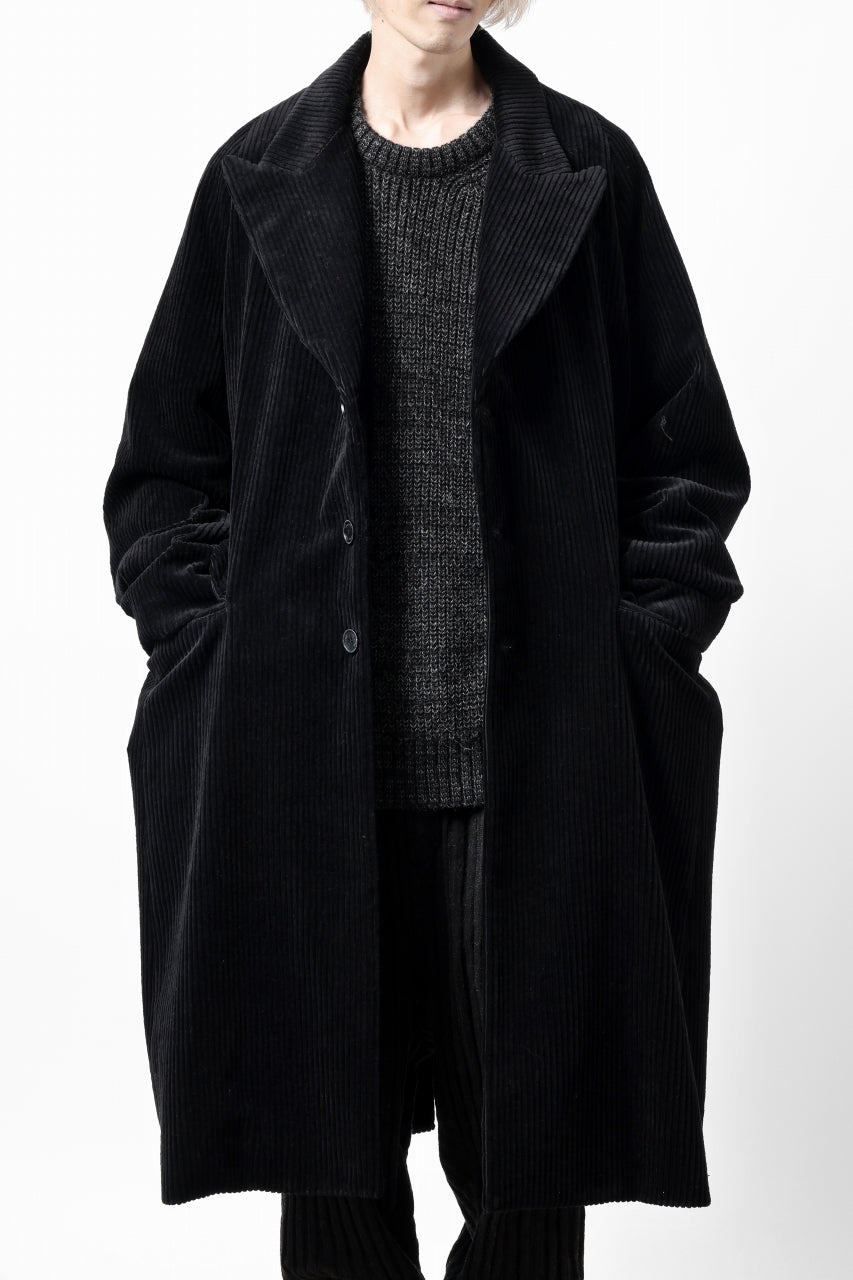 Load image into Gallery viewer, CAPERTICA HEAVY KNIT SWEATER TOP / BABY ALPACA (MIX BLACK)