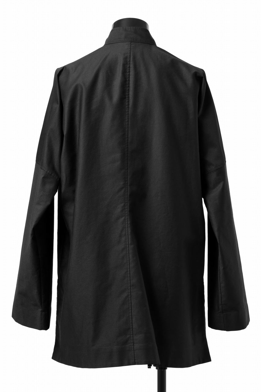 画像をギャラリービューアに読み込む, Y's CHINA SHIRT / COTTON TWILL (BLACK)