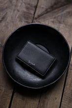 画像をギャラリービューアに読み込む, discord Yohji Yamamoto Card Holder / Shrink Cow Skin Leather (BLACK)
