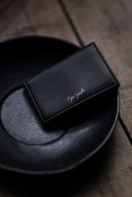 画像をギャラリービューアに読み込む, discord Yohji Yamamoto Card Holder / Shrink Cow Skin Leather (BLACK)