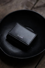 画像をギャラリービューアに読み込む, discord Yohji Yamamoto Tri Folded Compact Wallet / Smooth Cow Skin Leather (BLACK)