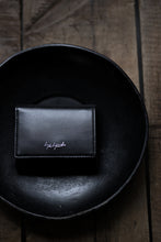 画像をギャラリービューアに読み込む, discord Yohji Yamamoto Tri Folded Compact Wallet / Smooth Cow Skin Leather (BLACK)