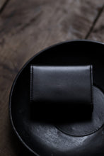 画像をギャラリービューアに読み込む, discord Yohji Yamamoto Tri Folded Compact Wallet / Smooth Cow Skin Leather (BLACK)