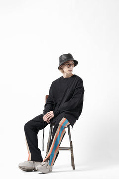 画像をギャラリービューアに読み込む, FACETASM ASSYMETRICAL BELTED LS TOP (BLACK)
