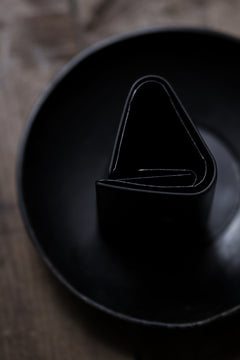 画像をギャラリービューアに読み込む, discord Yohji Yamamoto Tri Folded Compact Wallet / Smooth Cow Skin Leather (BLACK)