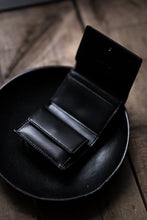 画像をギャラリービューアに読み込む, discord Yohji Yamamoto Tri Folded Compact Wallet / Smooth Cow Skin Leather (BLACK)