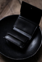 画像をギャラリービューアに読み込む, discord Yohji Yamamoto Tri Folded Compact Wallet / Smooth Cow Skin Leather (BLACK)
