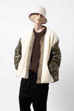 Load image into Gallery viewer, CAPERTICA HEAVY KNIT SWEATER TOP / BABY ALPACA (MIX BROWN)