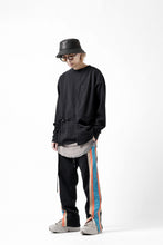 画像をギャラリービューアに読み込む, FACETASM ASSYMETRICAL BELTED LS TOP (BLACK)