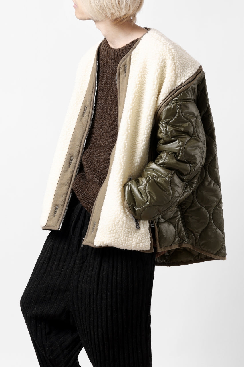 Load image into Gallery viewer, CAPERTICA HEAVY KNIT SWEATER TOP / BABY ALPACA (MIX BROWN)