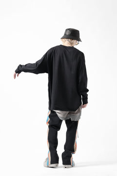 画像をギャラリービューアに読み込む, FACETASM ASSYMETRICAL BELTED LS TOP (BLACK)