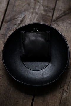 画像をギャラリービューアに読み込む, discord Yohji Yamamoto Clasp Wallet / Cow Skin Leather (BLACK)