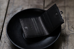 画像をギャラリービューアに読み込む, discord Yohji Yamamoto Clasp Wallet / Cow Skin Leather (BLACK)