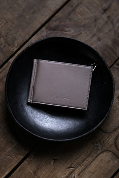 画像をギャラリービューアに読み込む, discord Yohji Yamamoto Money Clip Wallet / Soft Cow Skin Leather (BEIGE)