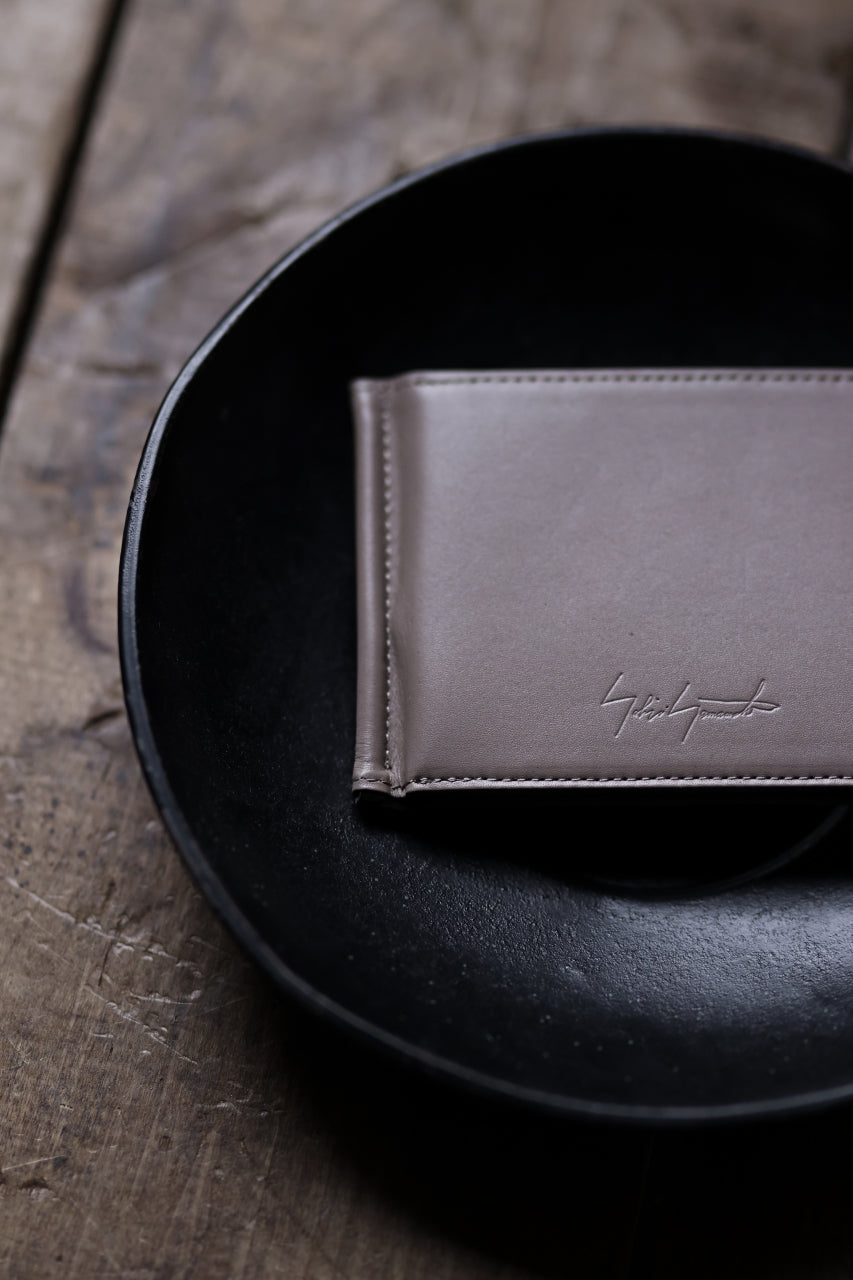 画像をギャラリービューアに読み込む, discord Yohji Yamamoto Money Clip Wallet / Soft Cow Skin Leather (BEIGE)