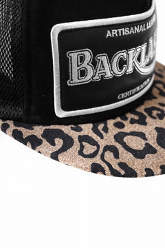 Load image into Gallery viewer, ISAMU KATAYAMA BACKLASH KANGAROO SUEDE MESH CAP (LEOPARD)