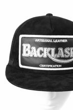 Load image into Gallery viewer, ISAMU KATAYAMA BACKLASH KANGAROO SUEDE MESH CAP (BLACK)