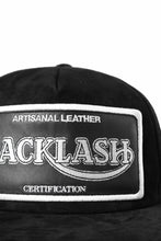 Load image into Gallery viewer, ISAMU KATAYAMA BACKLASH KANGAROO SUEDE MESH CAP (BLACK)