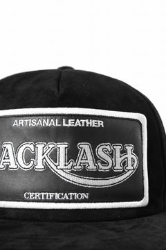Load image into Gallery viewer, ISAMU KATAYAMA BACKLASH KANGAROO SUEDE MESH CAP (BLACK)