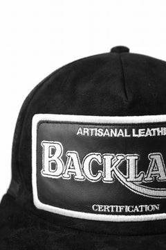 Load image into Gallery viewer, ISAMU KATAYAMA BACKLASH KANGAROO SUEDE MESH CAP (BLACK)