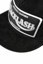 Load image into Gallery viewer, ISAMU KATAYAMA BACKLASH KANGAROO SUEDE MESH CAP (BLACK)