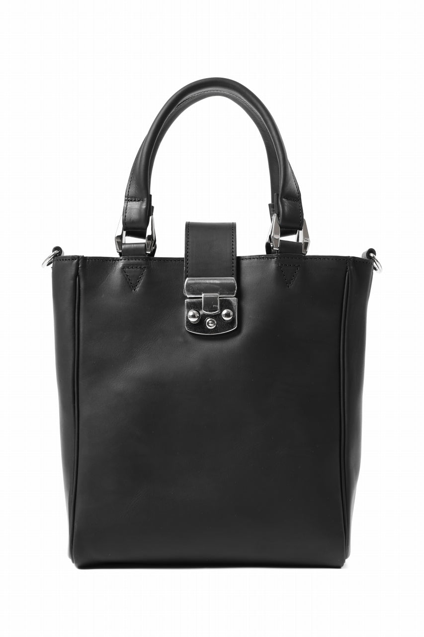 Load image into Gallery viewer, ISAMU KATAYAMA BACKLASH 2WAY SHOULDER & TOTE BAG / GUIDI OILED CALF (BLACK)