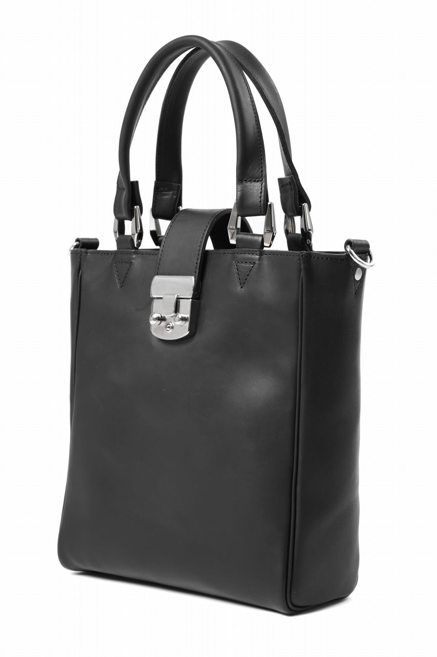Load image into Gallery viewer, ISAMU KATAYAMA BACKLASH 2WAY SHOULDER & TOTE BAG / GUIDI OILED CALF (BLACK)