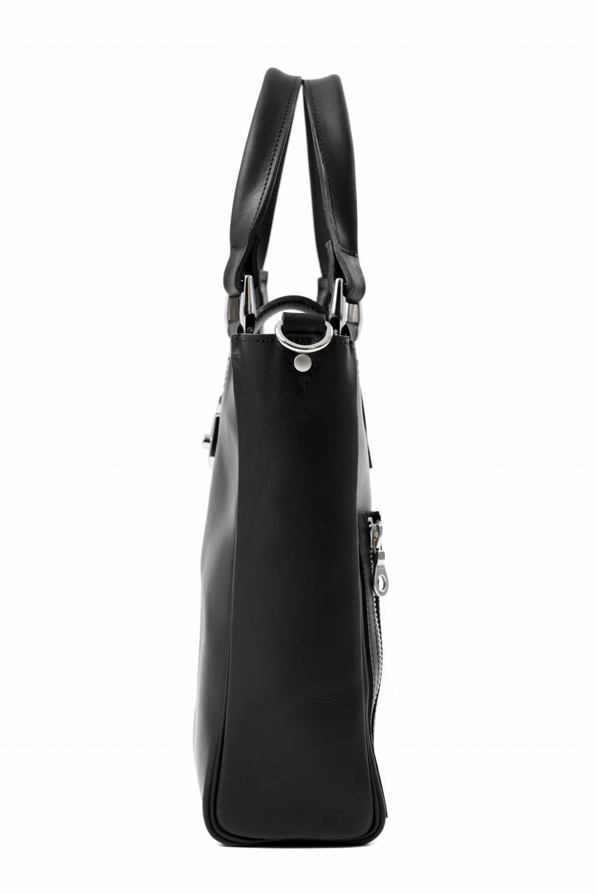 Load image into Gallery viewer, ISAMU KATAYAMA BACKLASH 2WAY SHOULDER & TOTE BAG / GUIDI OILED CALF (BLACK)