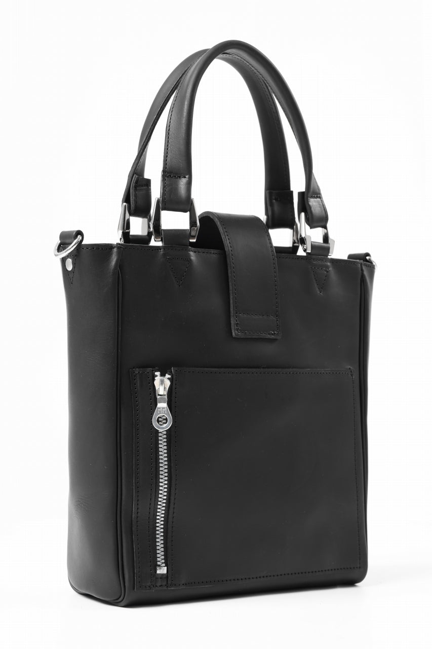 Load image into Gallery viewer, ISAMU KATAYAMA BACKLASH 2WAY SHOULDER & TOTE BAG / GUIDI OILED CALF (BLACK)