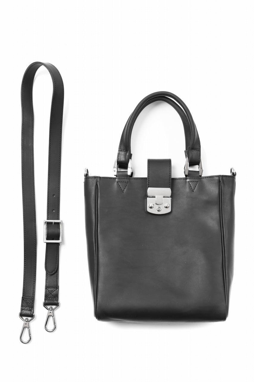 Load image into Gallery viewer, ISAMU KATAYAMA BACKLASH 2WAY SHOULDER & TOTE BAG / GUIDI OILED CALF (BLACK)