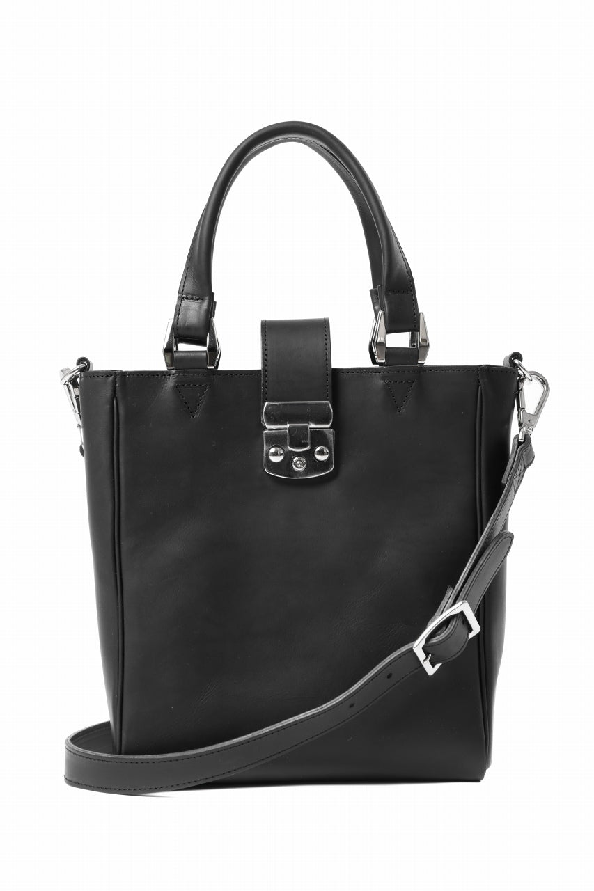 Load image into Gallery viewer, ISAMU KATAYAMA BACKLASH 2WAY SHOULDER & TOTE BAG / GUIDI OILED CALF (BLACK)