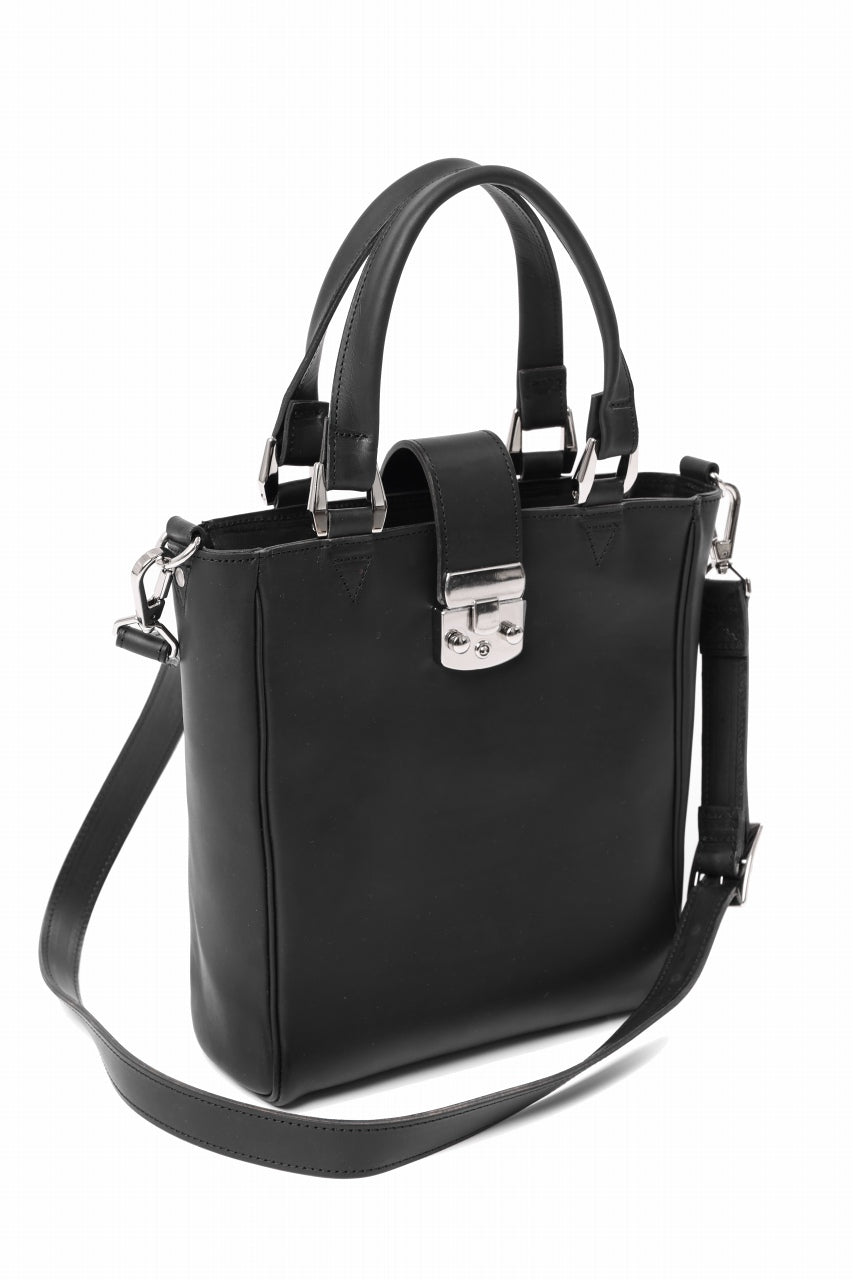 Load image into Gallery viewer, ISAMU KATAYAMA BACKLASH 2WAY SHOULDER & TOTE BAG / GUIDI OILED CALF (BLACK)