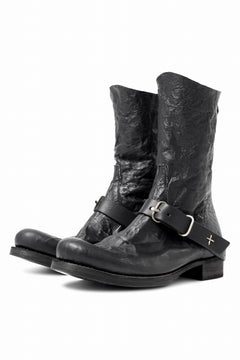 画像をギャラリービューアに読み込む, m.a+ goodyear tall buckle back zipper boots / S1C3Z/VAM (BLACK)