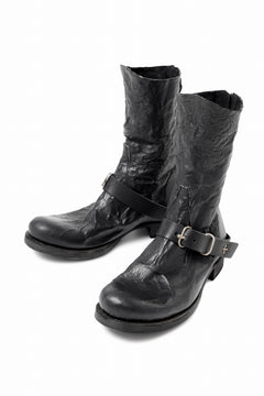 画像をギャラリービューアに読み込む, m.a+ goodyear tall buckle back zipper boots / S1C3Z/VAM (BLACK)