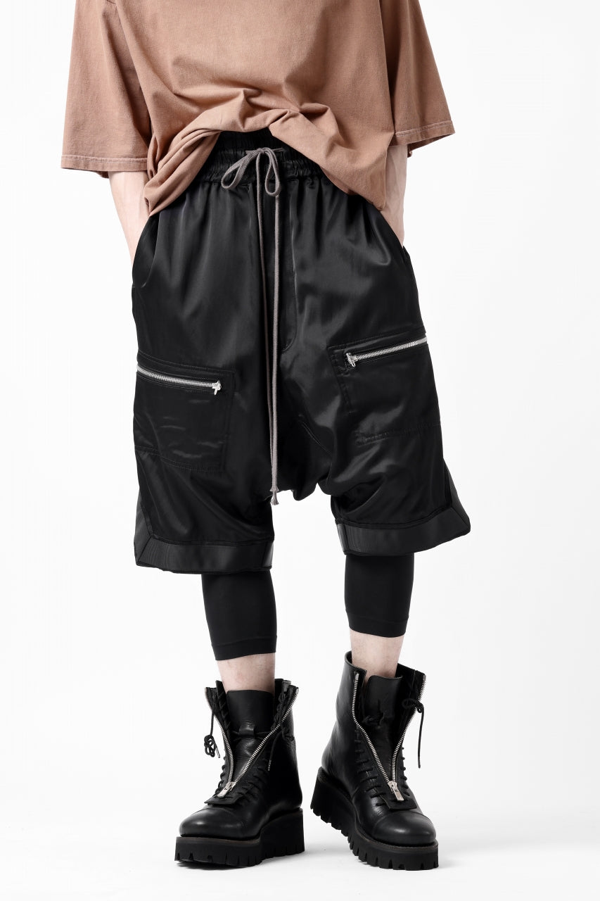 Load image into Gallery viewer, A.F ARTEFACT SAROUEL SHORT PANTS / LUXURY FABRIC (BLACK)
