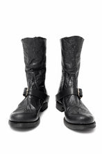 画像をギャラリービューアに読み込む, m.a+ goodyear tall buckle back zipper boots / S1C3Z/VAM (BLACK)