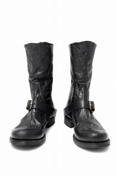 画像をギャラリービューアに読み込む, m.a+ goodyear tall buckle back zipper boots / S1C3Z/VAM (BLACK)