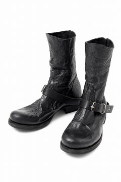 画像をギャラリービューアに読み込む, m.a+ goodyear tall buckle back zipper boots / S1C3Z/VAM (BLACK)