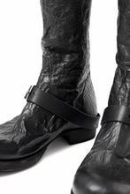 画像をギャラリービューアに読み込む, m.a+ goodyear tall buckle back zipper boots / S1C3Z/VAM (BLACK)