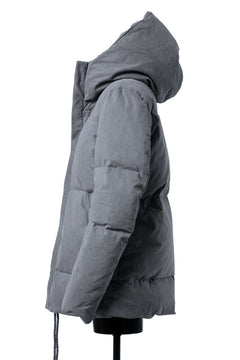 画像をギャラリービューアに読み込む, daub DYEING PUFFER JACKET / GOOSE DOWN (GREY)