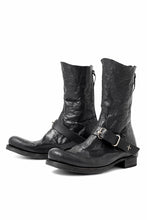 画像をギャラリービューアに読み込む, m.a+ goodyear tall buckle back zipper boots / S1C3Z/VAM (BLACK)